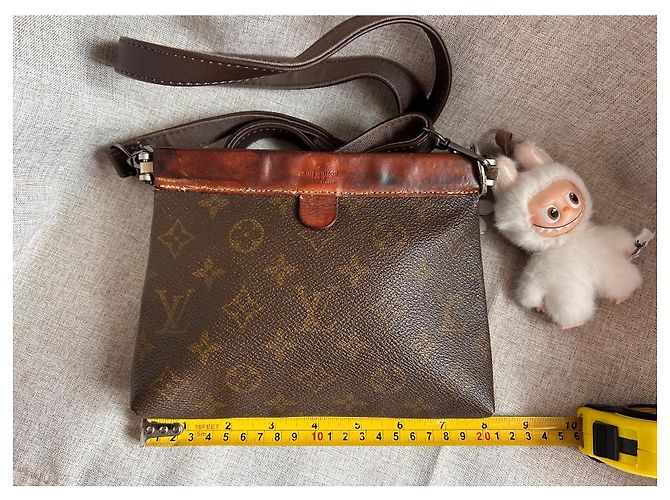 Louis Vuitton Mini Pochette Monogram Anni 70 Marrone - vista 18