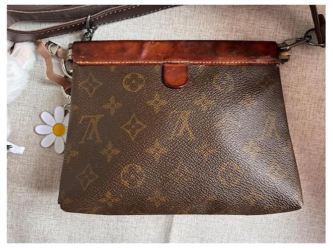 Louis Vuitton Mini Pochette Monogram Anni 70 Marrone - vista 9