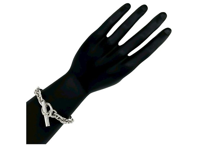 Hermès Bracciale Charm Chaine d'Ancre MM Hermes Argento - vista 2