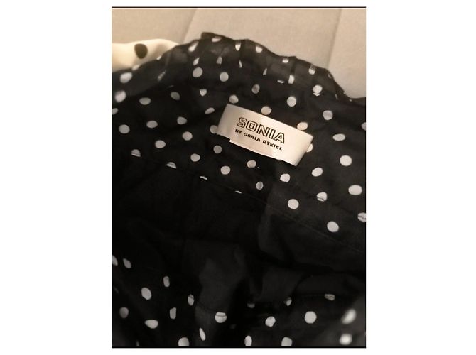 Falda lápiz de lunares Sonia Rykiel Negro Blanco - vista 2