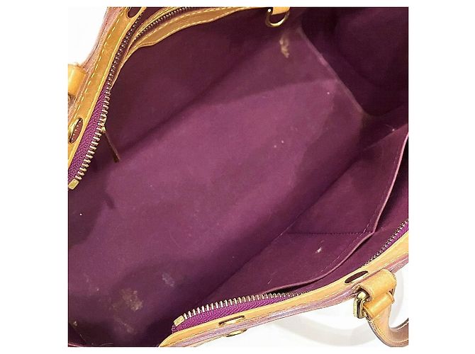 Borsa Louis Vuitton Blair MM Rosso Bordò - vista 6