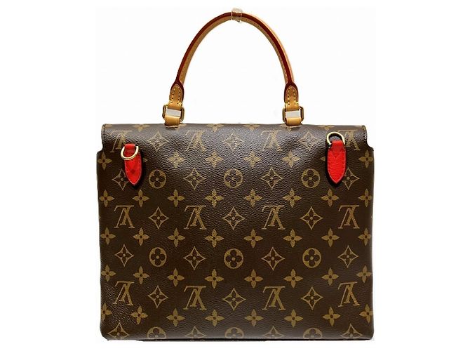 Borsa Marignan Louis Vuitton Marrone Rosso Monogramma - vista 2