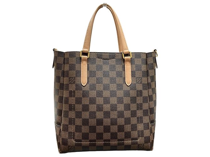 Bolso Louis Vuitton Belmont NV BB Castaño Damier ebene - vista 2
