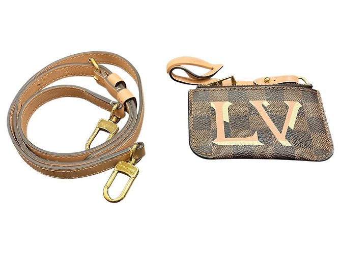 Bolso Louis Vuitton Belmont NV BB Castaño Damier ebene - vista 5