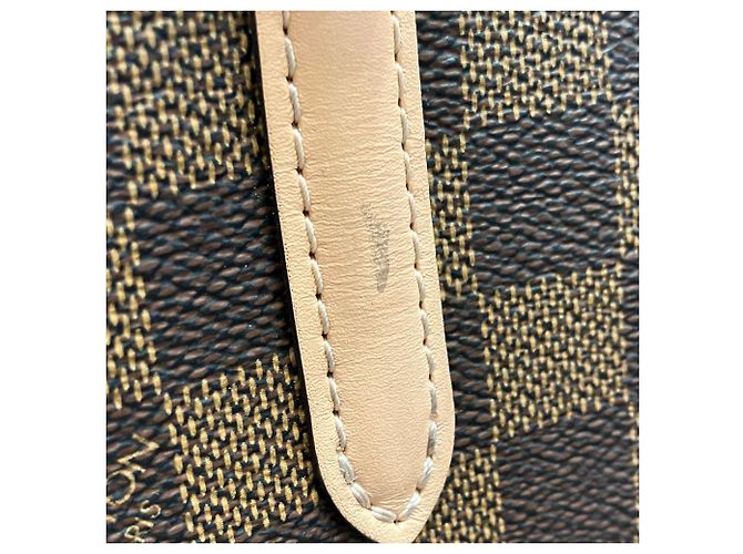 Bolso Louis Vuitton Belmont NV BB Castaño Damier ebene - vista 7