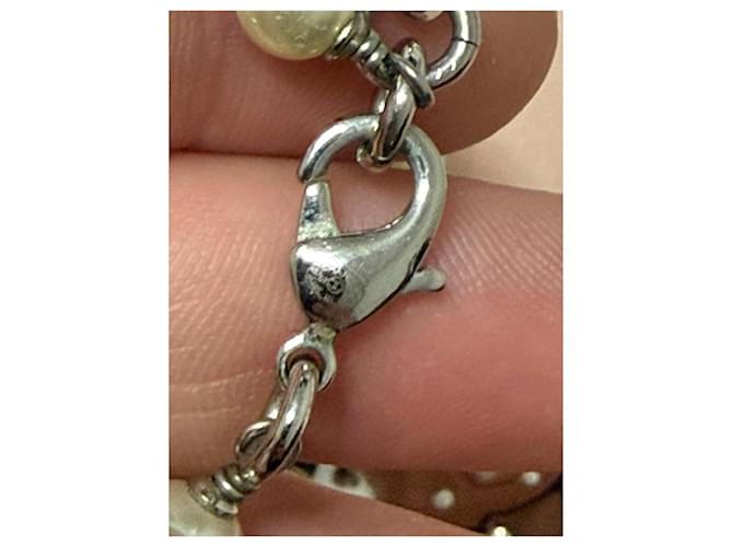 Collana Chanel Perle e Camelia in Cristalli Argento Bianco - vista 10