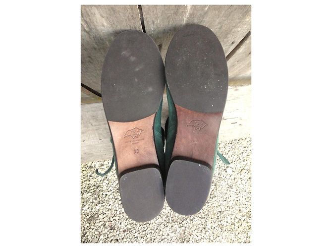 Autre Marque Botas Virreina de ante verde - vista 7