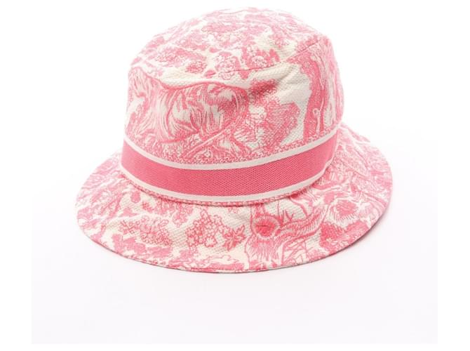 Gorra de algodón D-Bobby de Dior Rosa Blanco - vista 2