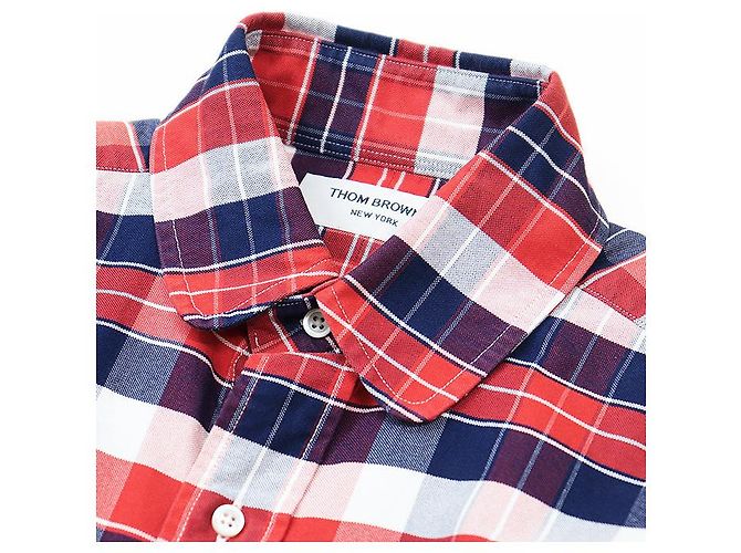 Camisa de algodón Oxford Thom Browne Multicolor - vista 3