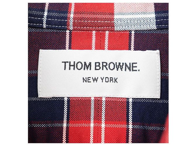 Camisa de algodón Oxford Thom Browne Multicolor - vista 9