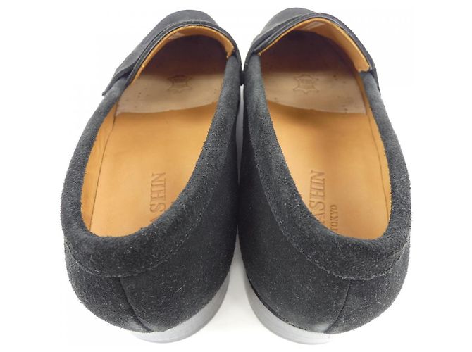 Autre Marque Scarpe Oxford in pelle FUGASHIN Nero - vista 6