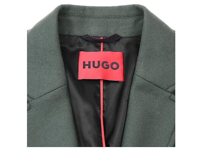 Autre Marque Abrigo de mezcla de lana y cachemira Hugo Boss Verde Verde oliva - vista 11