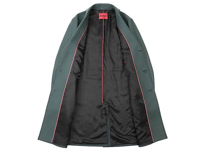 Autre Marque Abrigo de mezcla de lana y cachemira Hugo Boss Verde Verde oliva - vista 8