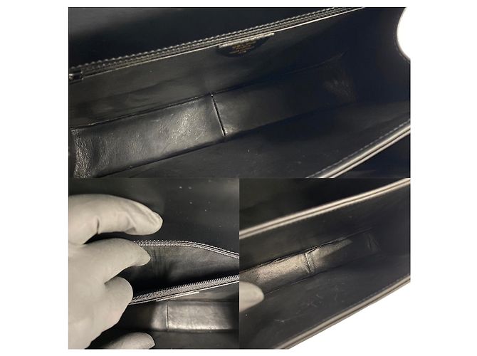 Céline Borsa a tracolla 2way in pelle di vitello Celine Nero - vista 11