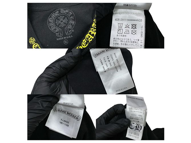 Camiseta de algodón Chrome Hearts Negro - vista 6