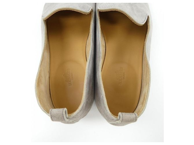 Hermès Hermes Lederschuhe Beige - Ansicht 6