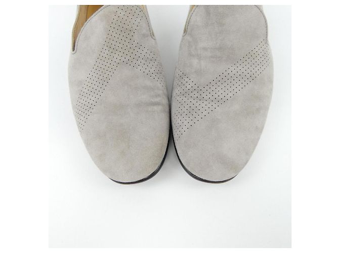 Hermès Hermes Lederschuhe Beige - Ansicht 7