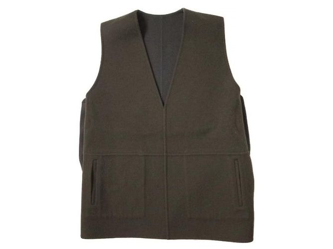 Autre Marque Chaleco de Lana Combo Drawer Castaño Gris antracita - vista 3