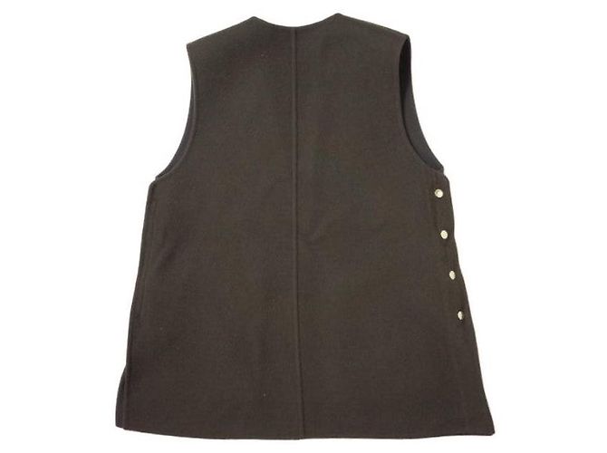 Autre Marque Chaleco de Lana Combo Drawer Castaño Gris antracita - vista 4