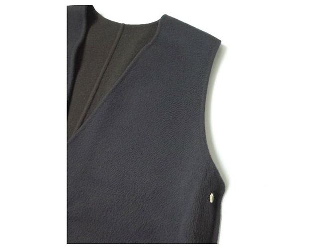 Autre Marque Chaleco de Lana Combo Drawer Castaño Gris antracita - vista 6