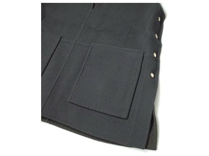 Autre Marque Chaleco de Lana Combo Drawer Castaño Gris antracita - vista 7