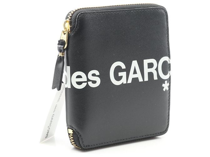 CARTEIRA DE COURO HUGE LOGO COMME des GARCONS - vista 2