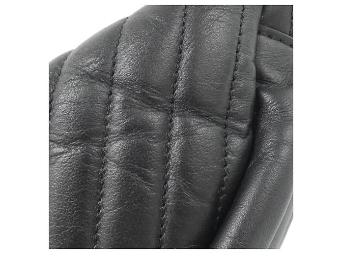 Bum bag in pelle New Wave di Louis Vuitton Nero - vista 4