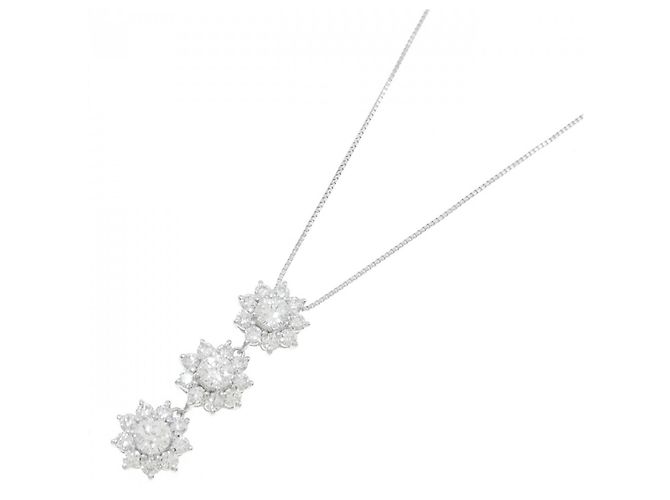 Autre Marque Collana in diamante in oro bianco Au750 Argento - vista 2