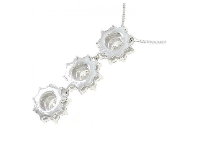 Autre Marque Collana in diamante in oro bianco Au750 Argento - vista 4