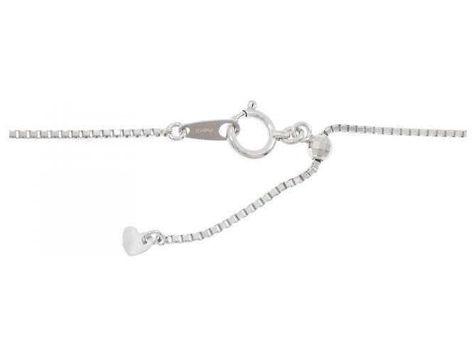 Autre Marque Platin-Halskette mit Diamanten PT900 PT850 Silber - Ansicht 5