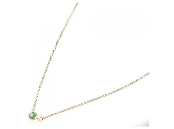 Autre Marque Collana in smeraldo Au750 D'oro - vista 2