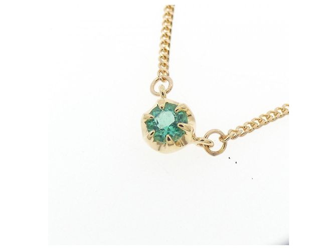 Autre Marque Collana in smeraldo Au750 D'oro - vista 3