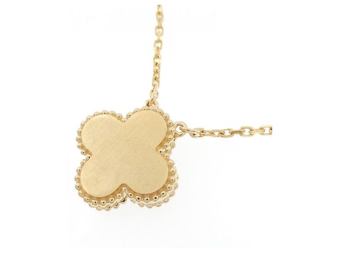 Van Cleef & Arpels Vintage Alhambra Halskette Golden - Ansicht 4