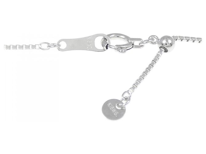Autre Marque Collana in oro bianco 750 con smeraldi e diamanti Argento - Ansicht 5