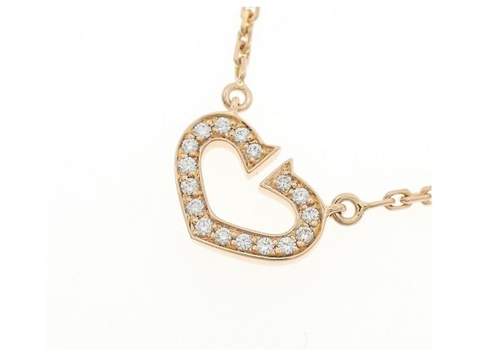 Collana Cartier C Heart Au750 D'oro - vista 3