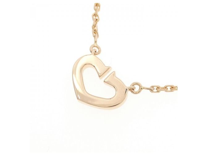 Collana Cartier C Heart Au750 D'oro - vista 4