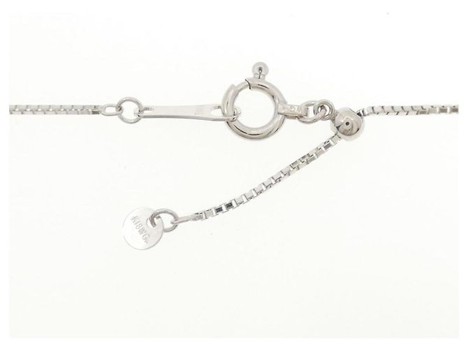 Autre Marque Au750 Diamant Initial A Halskette Silber - Ansicht 5