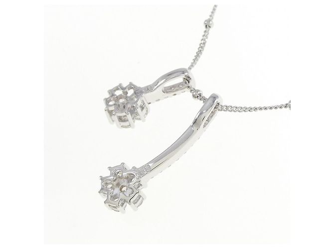 Autre Marque Collana in diamante 2 vie in oro bianco Au750 Argento - vista 4