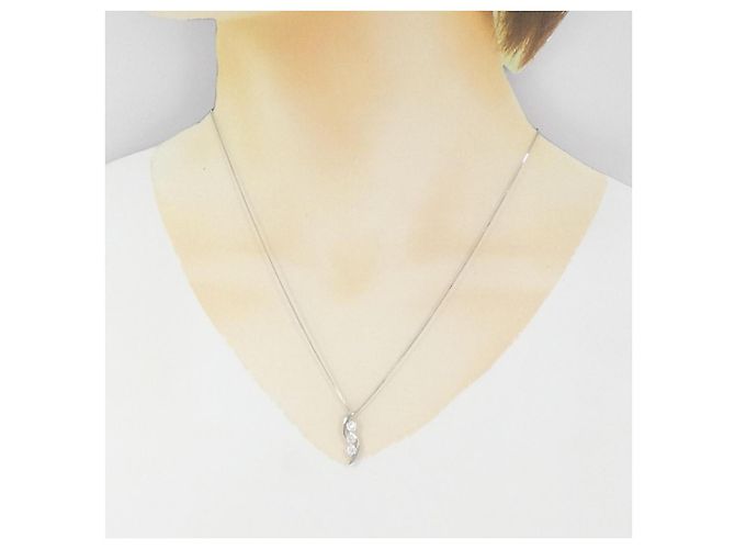 Autre Marque Collana in diamante PT900 PT850 Argento - vista 6