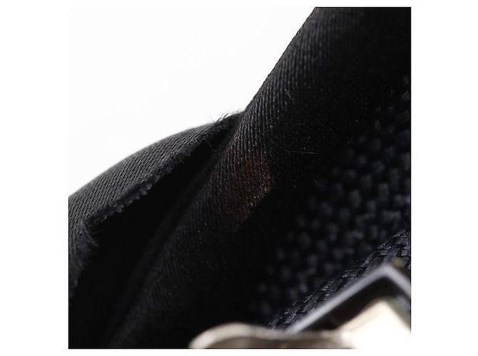 Satin-Haarspange mit Camelia-Band von Chanel Schwarz - Ansicht 6