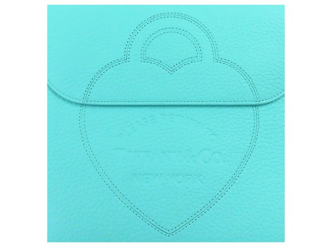 Tiffany & Co Pochette in pelle Tiffany&Co. Blu - vista 6