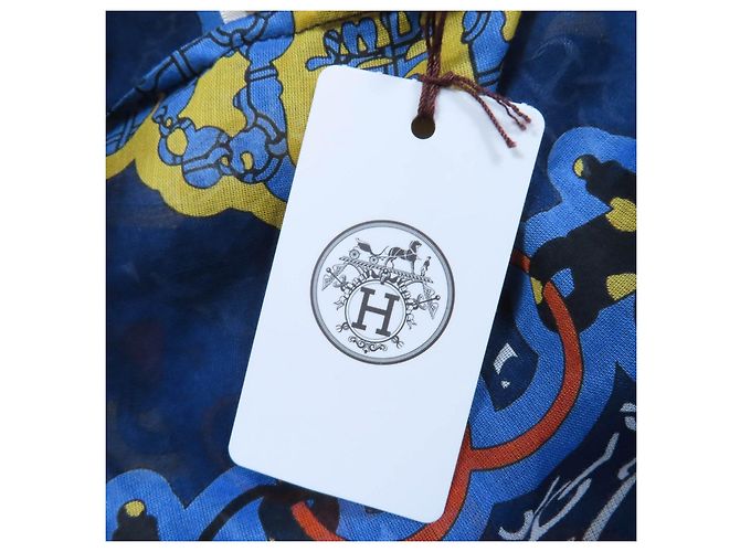 Blusa de seda Mors et Gourmettes Chaine d'Ancre de Hermès Multicolor - vista 10