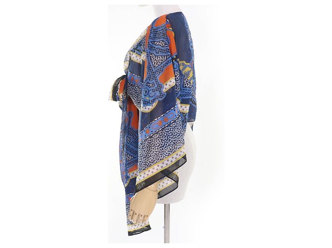 Blusa de seda Mors et Gourmettes Chaine d'Ancre de Hermès Multicolor - vista 2