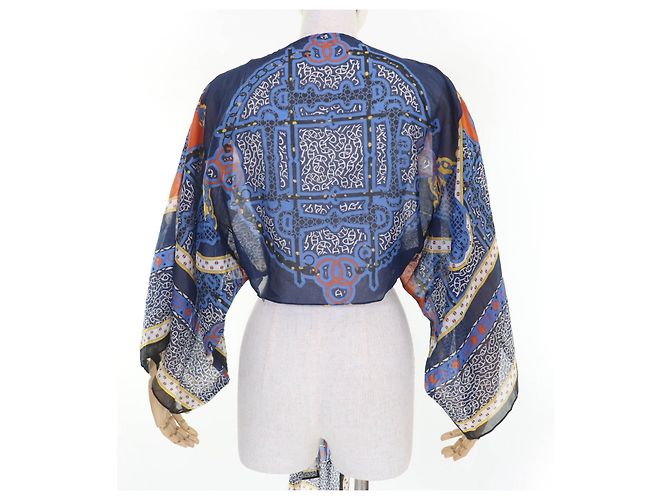 Blusa de seda Mors et Gourmettes Chaine d'Ancre de Hermès Multicolor - vista 3