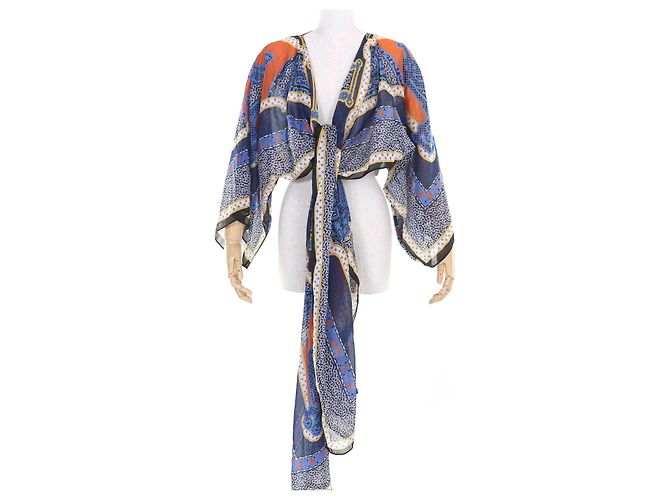 Blusa de seda Mors et Gourmettes Chaine d'Ancre de Hermès Multicolor - vista 5