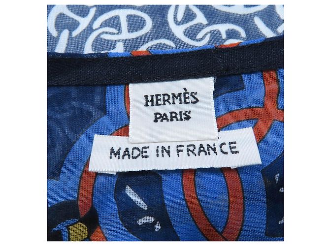 Blusa de seda Mors et Gourmettes Chaine d'Ancre de Hermès Multicolor - vista 6