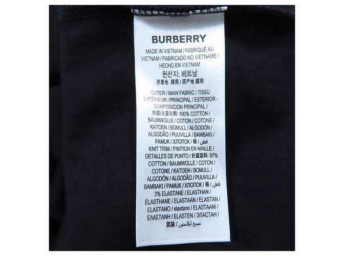 Camiseta de manga larga Burberry Negro - vista 8