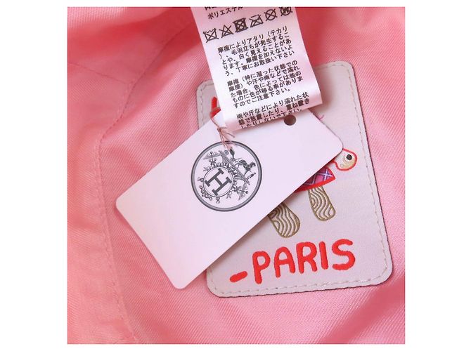 Sombrero de algodón Calvi Seashell de Hermès Rosa - vista 11