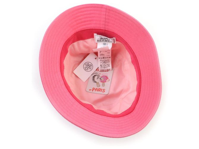 Sombrero de algodón Calvi Seashell de Hermès Rosa - vista 5