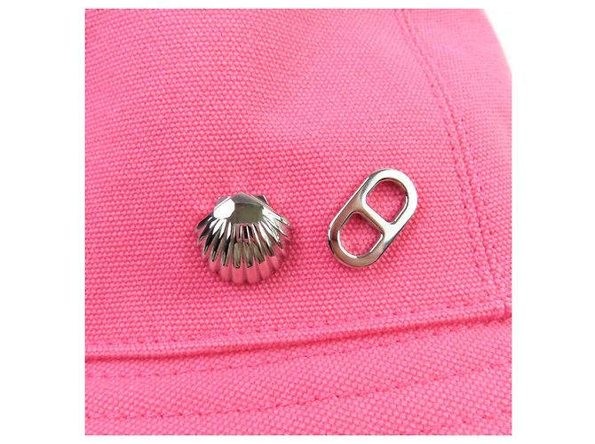 Sombrero de algodón Calvi Seashell de Hermès Rosa - vista 6